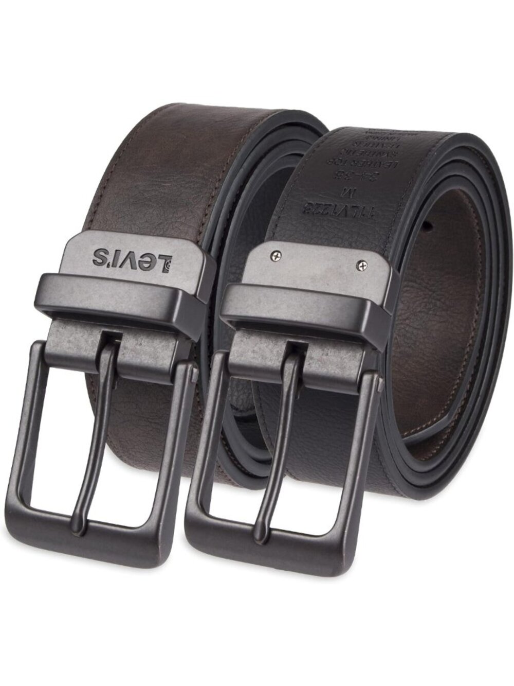 Men's Casual Reversible Belt - Versatile Two-in-One Style for Everyday Wear